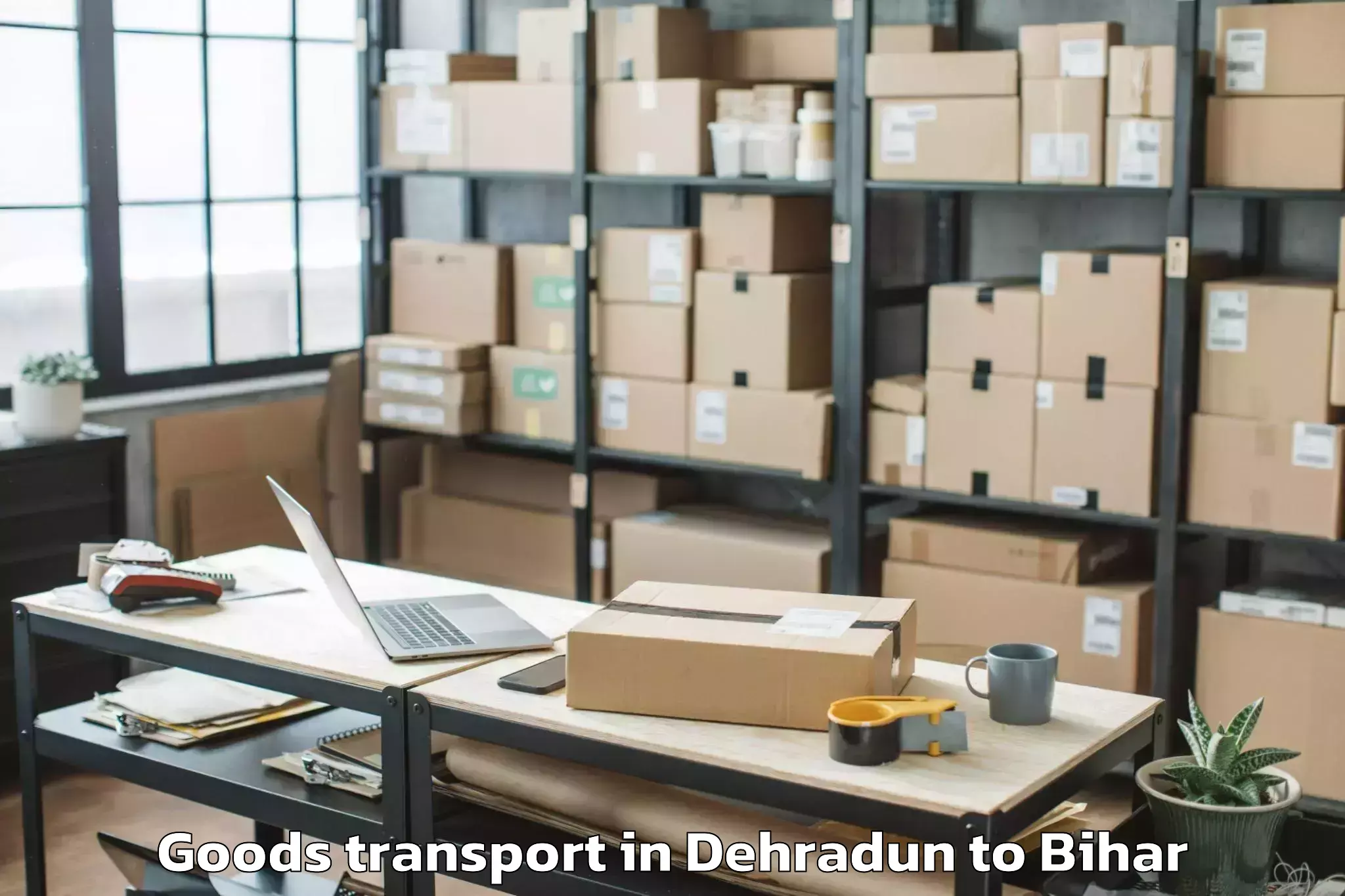 Professional Dehradun to Phulwaria Goods Transport